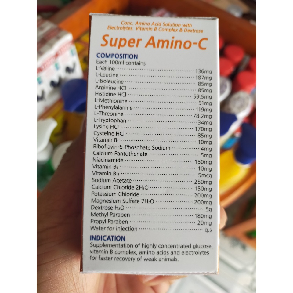Sản phẩm hỗ trợ chống suy nhược cơ thể, chống còi cọc SUPER AMINO – C