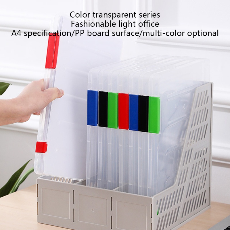Hộp Nhựa Trong Suốt Đựng Tài Liệu Giấy A4 Tiện Dụng