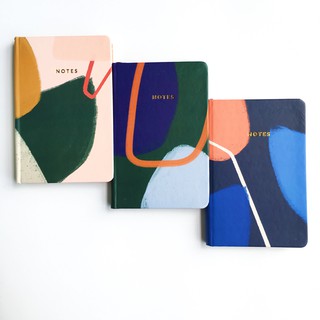 Sổ tay act seed 3 màu - pink, navy và forest green
