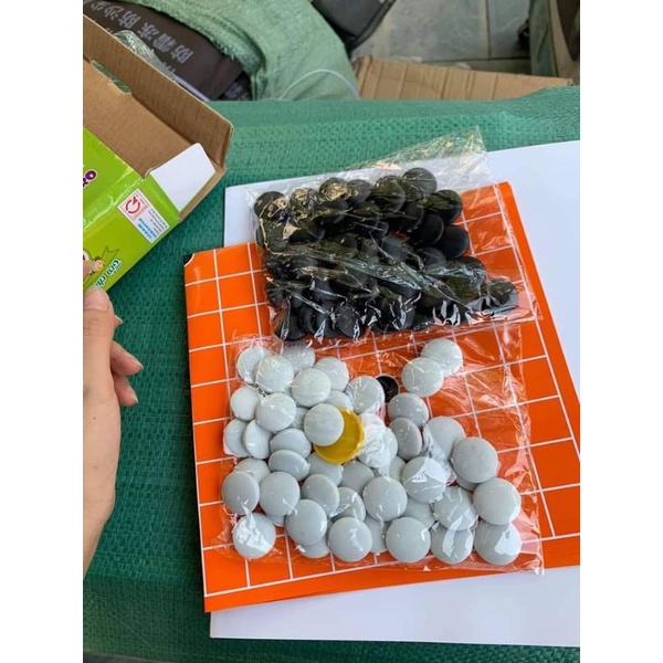 Bộ đồ chơi dân gian 3in1 ( cờ vây, cờ ca rô, ô ăn quan)