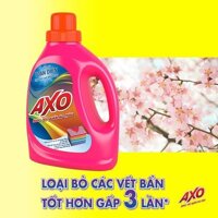COMBO HOÀN HẢO Axo Hương Hoa Anh Đào 1 chai và 1 túi 400ml tiện lợi tiết kiệm