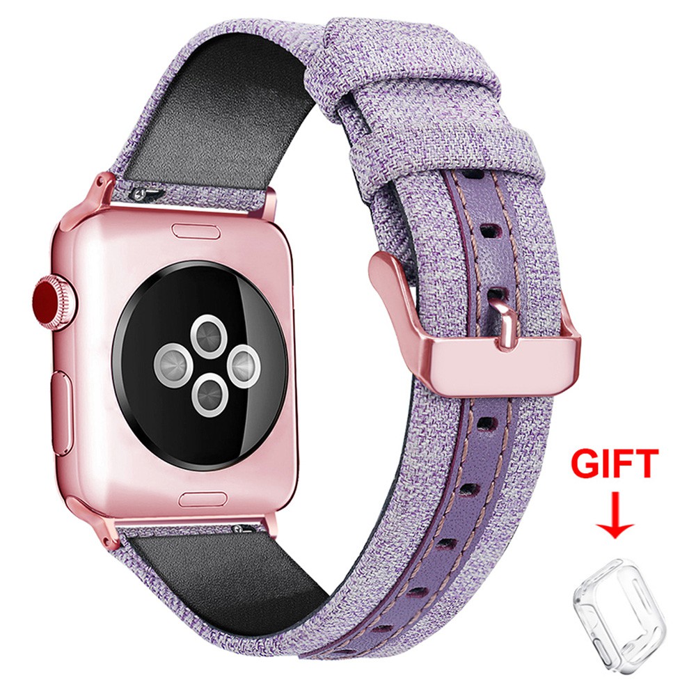 Dây đeo nylon bện thích hợp cho Apple Watch Series 6 / Se / 5 / 4 / 3 / 2 / 1 Iwatch 38mm 40mm 42mm 44mm