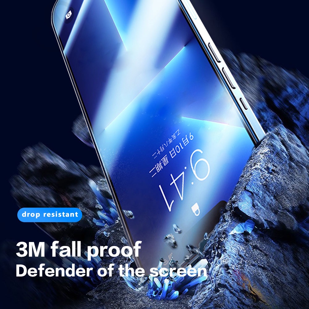 Kính Cường Lực Full Màn 20D cho iPhone 13 12 11 Pro Max XS XR X 6 6S 7 8 Plus