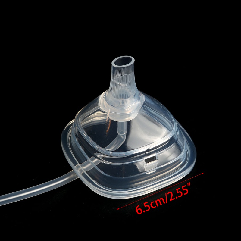 Bình Sữa Silicone Bản Rộng Chống Đầy Hơi Có Ống Hút Thay Thế Cho Bé
