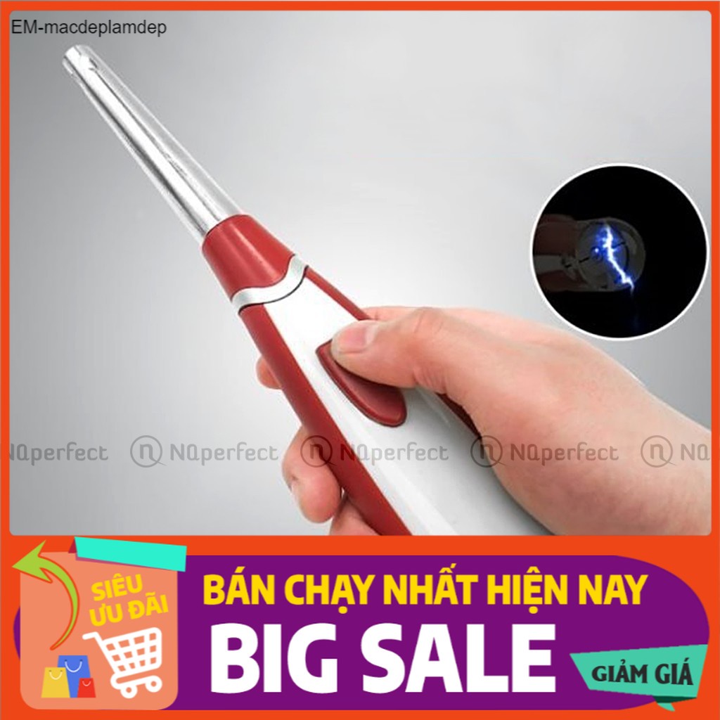 (1211) Cây mồi bếp ga cao cấp model ZB10318 25.5cm (bằng điện tử, bằng pin 1.5v) đánh lửa cực nhanh nhạy