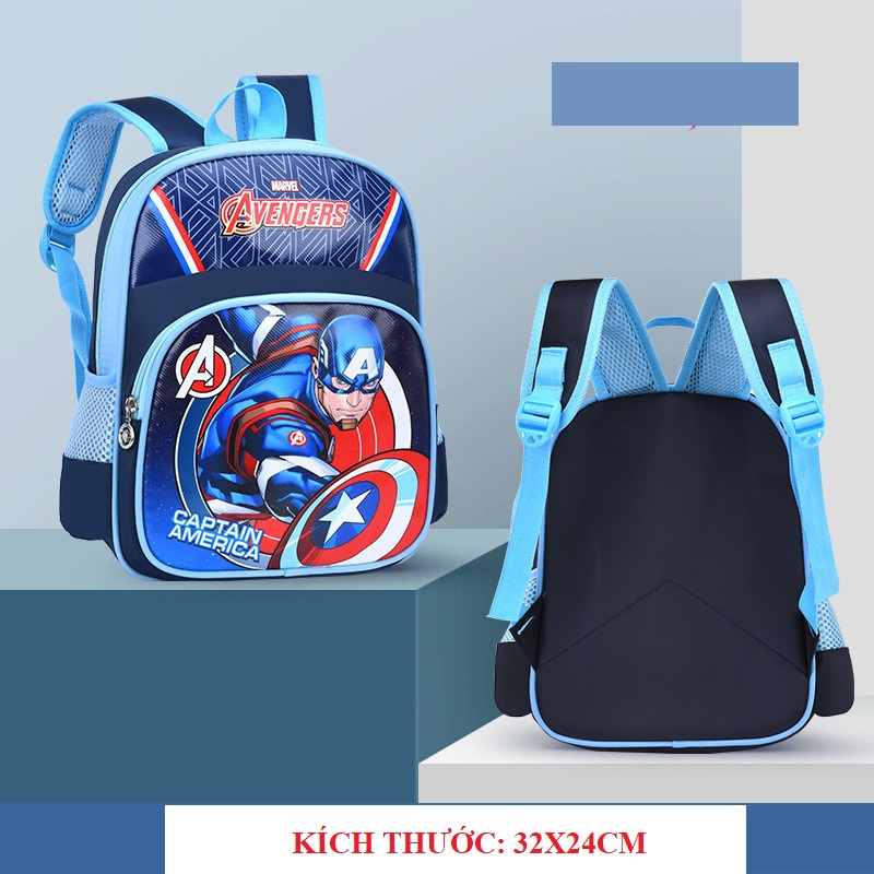 Balo bé trai mẫu giáo , cặp siêu nhân dành cho bé từ 1-5 tuổi