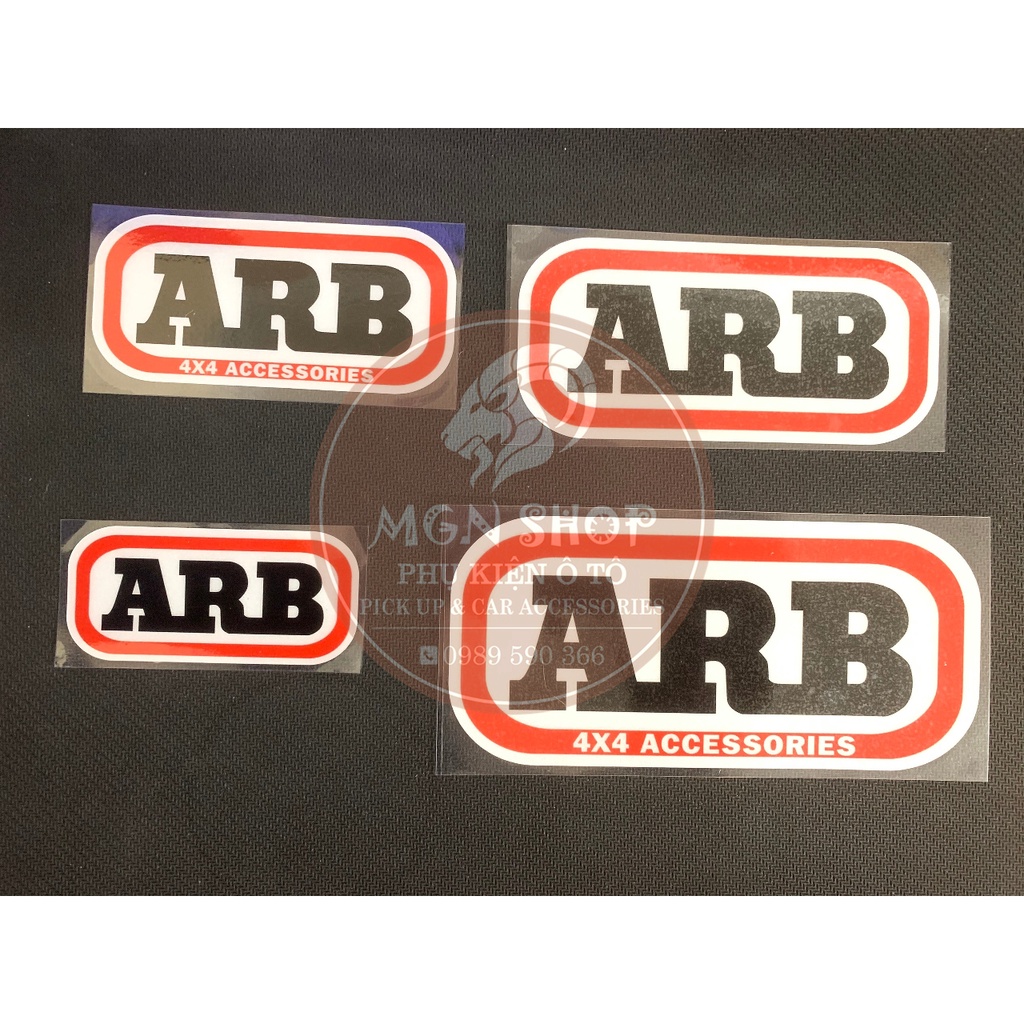 [Decal] [Tem dán] [ARB] dành cho ô tô xe máy