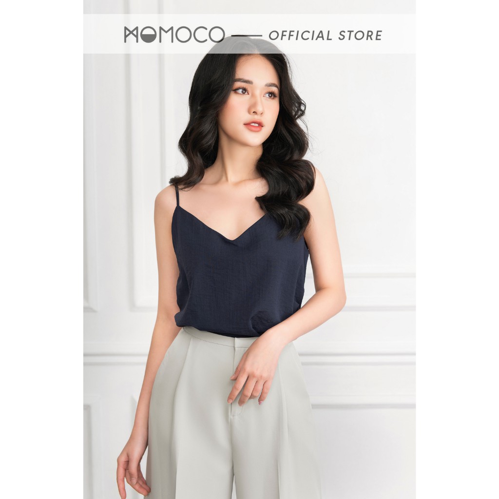 Áo Hai Dây Nữ MOMOCO ESSENTIALS Basic Camisole Chất Đũi Xước Mềm Mại - M2778 | BigBuy360 - bigbuy360.vn