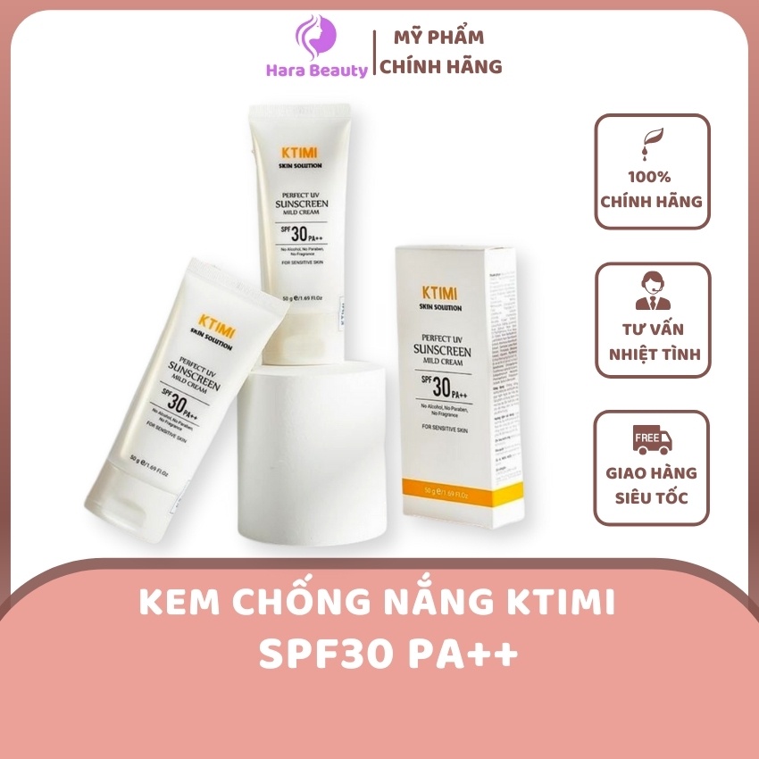 Kem Chống Nắng KTIMI Perfect UV Suncreen Mild Cream SPF30 PA++ CHÍNH HÃNG