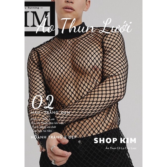 ÁO THUN CỔ LỌ LƯỚI cho NAM