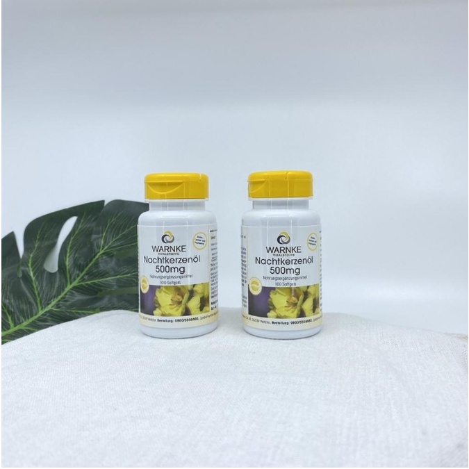Tinh dầu hoa anh thảo Warnke Đức dưỡng tóc mượt, giảm rụng tóc hộp 100 viên - Shop Viloet