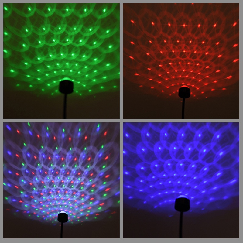 Đèn chiếu SEAMETAL trang trí bên trong xe hơi USB 5V nhiều màu sắc tạo bầu không khí lãng mạn