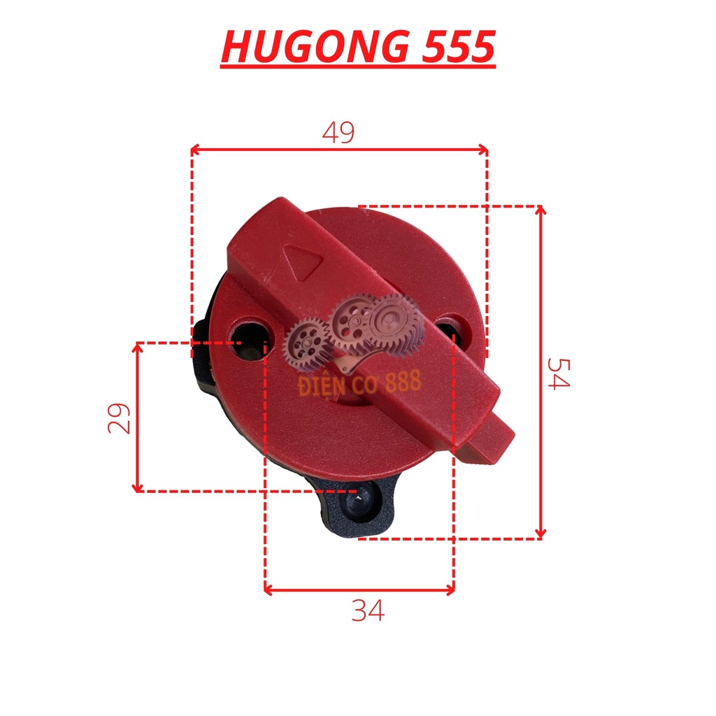 Nút chuyển chức năng máy khoan đục FEG, HUGONG 555 2 chế độ