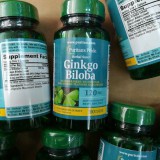 Viên uống tăng cường tuần hoàn não Puritan's Pride Ginkgo Biloba 60mg 120 viên Gingko Biloba