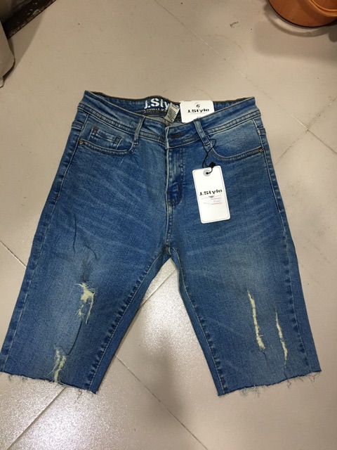 jeans lửng gối