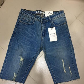 jeans lửng gối