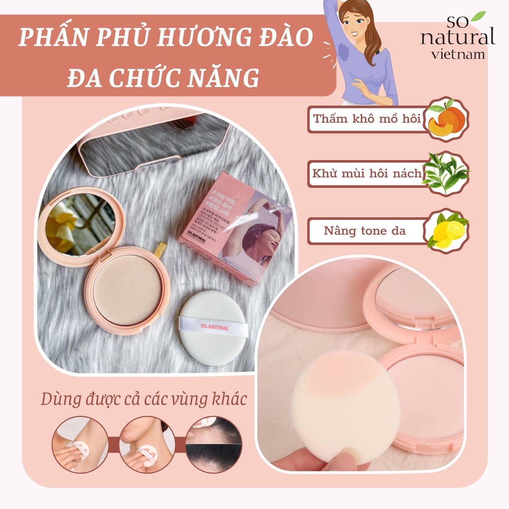 [MUA 1 TẶNG 7] Combo phấn nách Peach Deo Pact , kem dưỡng trắng da Body of me, tặng kèm 7 sample redpeel premium