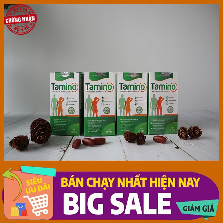 [ Combo 3 hộp ] Viên Uống Tăng Cân TAMINO - Bổ Sung Hợp Chất Whey Protein từ Mỹ | BigBuy360 - bigbuy360.vn