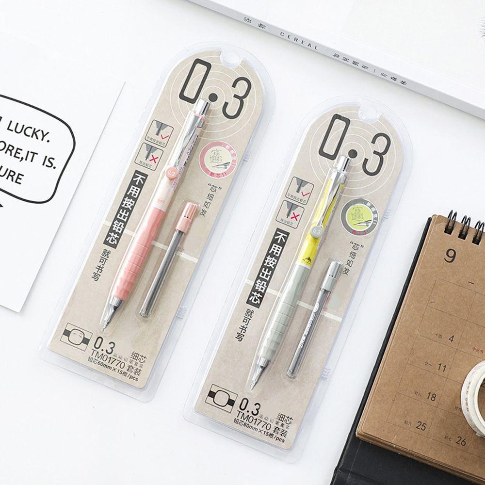 1 Set Ruột Bút Chì Bấm 0.3mm Thay Thế Màu Sắc Ngẫu Nhiên