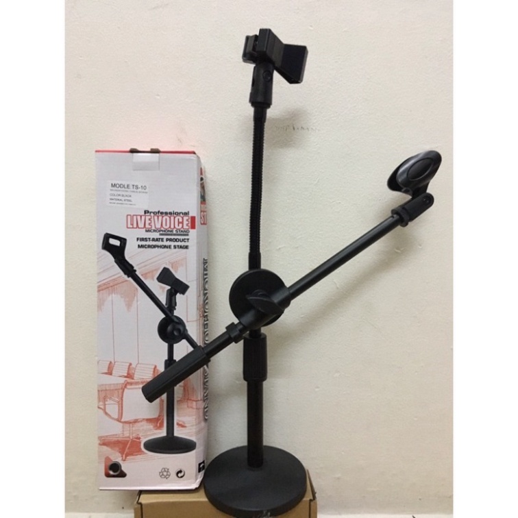 Chân kẹp micro đứng để bàn TS-10
