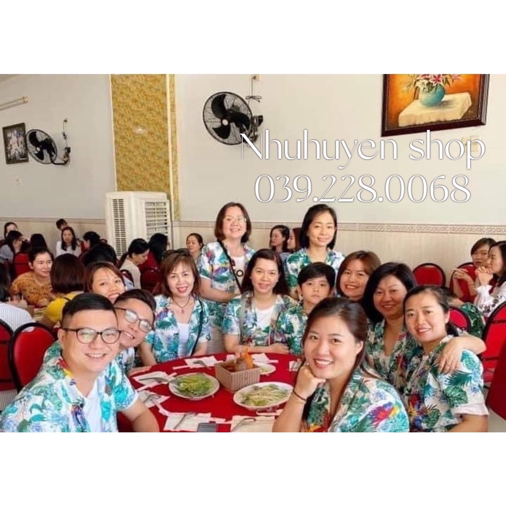 (chất kate thái 1 - kho HCM) bộ két trắng đi biển, team - bộ hoa quả, trái cây big size- chuyên sỉ lẻ - nhuhuyen shop