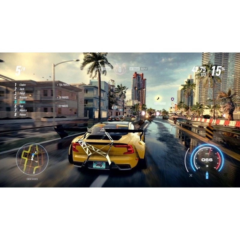 Đĩa Game PS4 : Need for Speed Heat Likenew