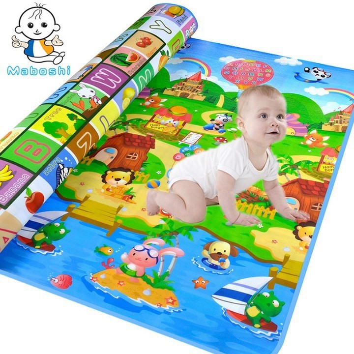 THẢM CHƠI 2 MẶT MABOSHI CHO BÉ 1,8mx2m