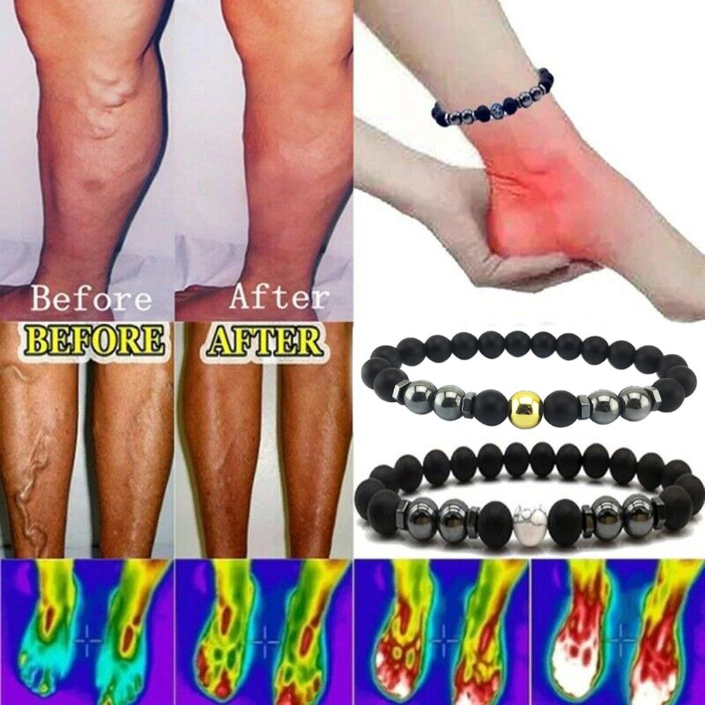 Lắc Chân Bằng Đá Obsidian Màu Đen Thời Trang Cho Nam Và Nữ|Vòng Đeo Tay Thời Trang Cá Tính