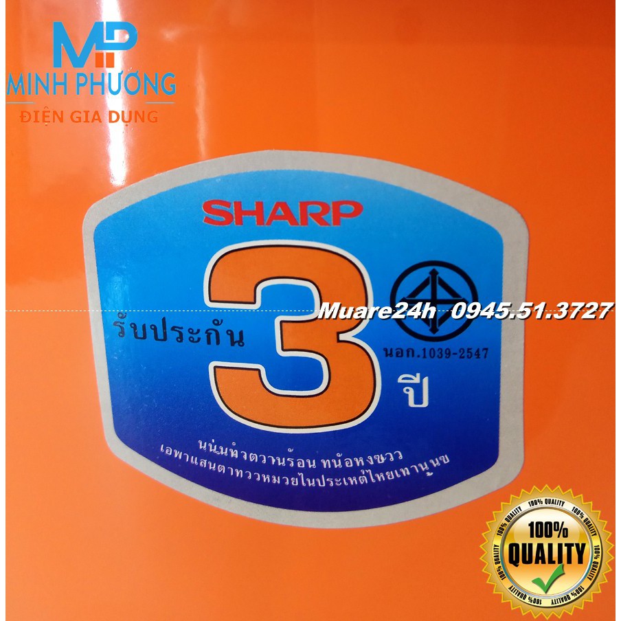 Nồi cơm công nghiệp Sharp KSH 385 Thailand 24 lít (8.5 lít cơm) Bảo hành 12 Tháng