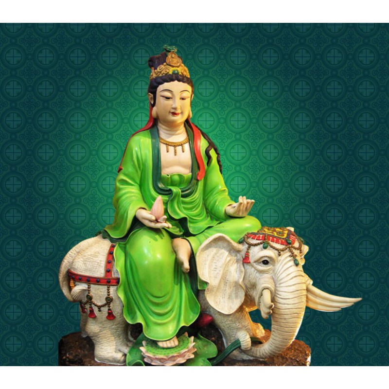 Tranh đá 5D, tranh đính đá Phật Phổ Hiền Bồ Tát