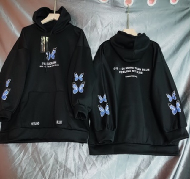 Áo Hodie bướm⚡️FREESHIP EXTRA⚡️ảnh thật cuối