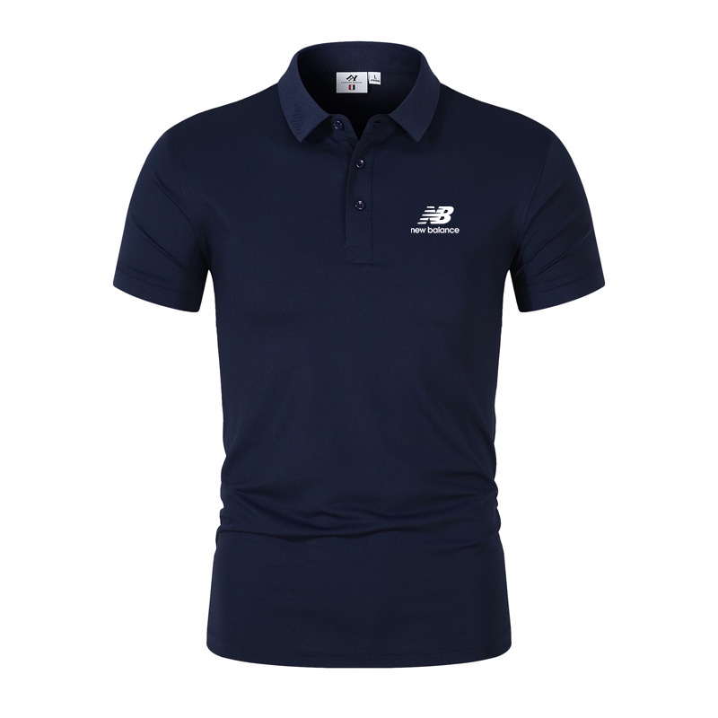 Áo Thun Polo Tay Ngắn In Logo New Balance Thời Trang Cho Nam