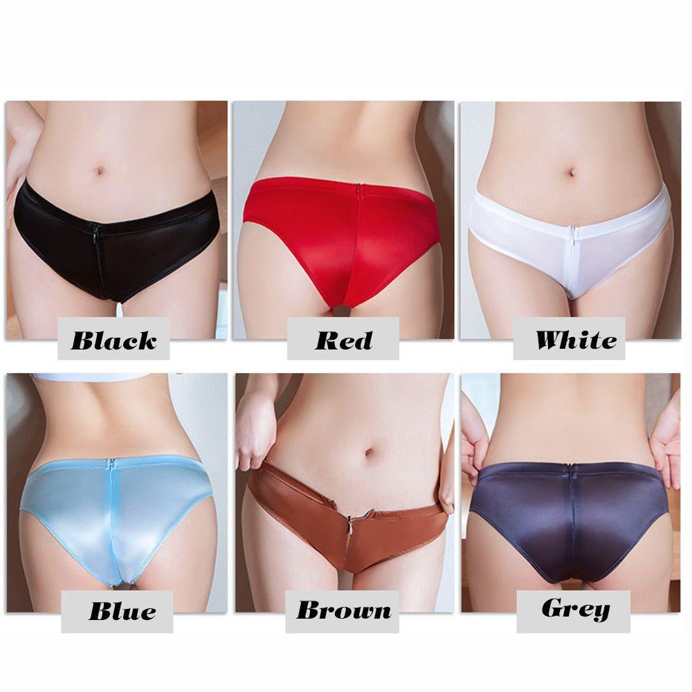 Quần Lót Satin Bóng Lưng Vừa Size Lớn Quyến Rũ Cho Nữ