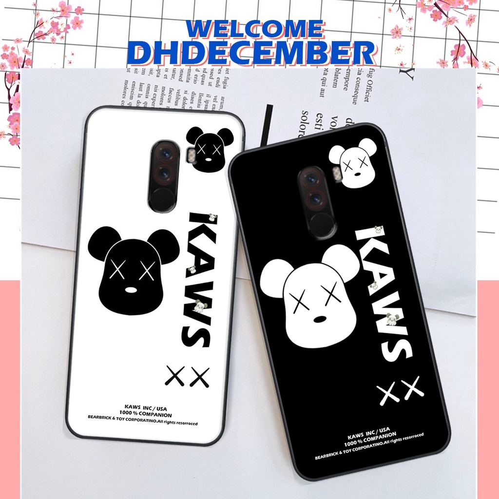 Ốp lưng Xiaomi POCO PHONE F1 in hình K@ws, Cool Be@r SIÊU NGẦU