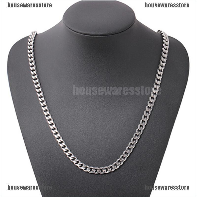 Dây Chuyền Inox Phong Cách Hip hop Cá Tính 4-6mm Cho Nam