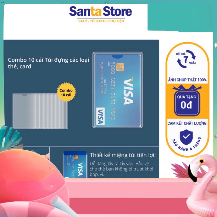 Túi Bọc Thẻ Căn Cước, Đựng Card, GPLX, CMND, Thẻ NH, Thẻ ATM