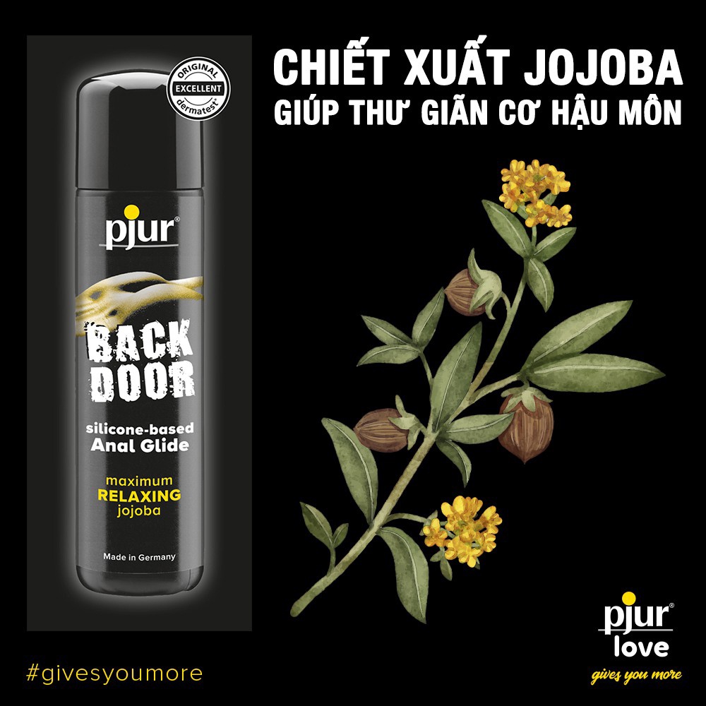Chất Bôi Trơn Silicone Cho Quan Hệ Đường Hậu Pjur Back Door Relaxing Anal Glide 1.5ml
