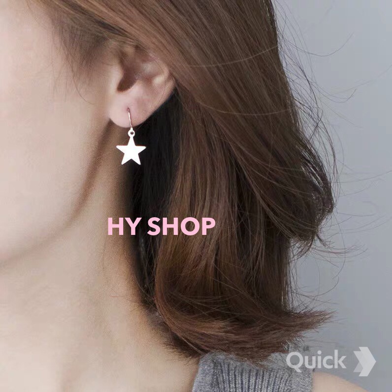 khuyên tai hình sao nhỏ móc