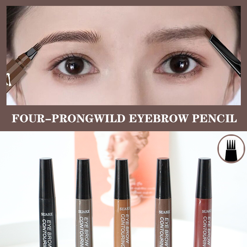 (Hàng Mới Về) Bút Kẻ Lông Mày 4d Không Thấm Nước Lâu Trôi Chống Nhòe Trang Điểm Tự Nhiên