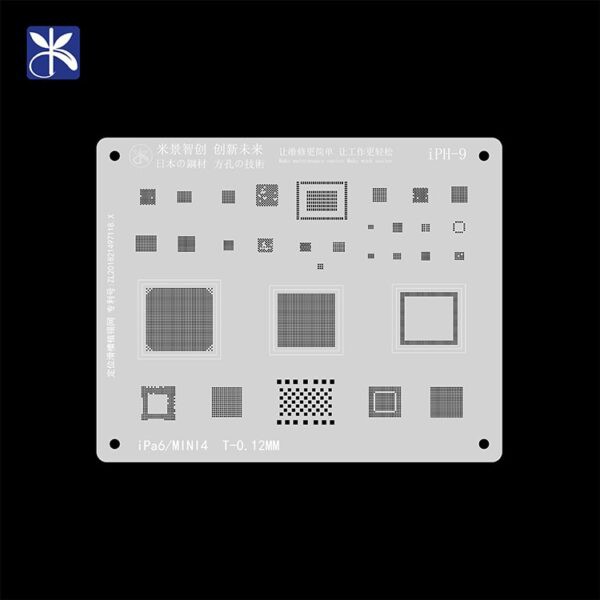 VĨ ĐỔ CHÂN / VĨ LÀM CHÂN IC IPAD6/MINI4 (MIJING IPH-9)