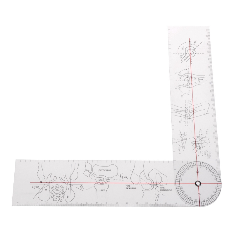 Thước Đo Góc Dùng Trong Y Tế Bằng Nhựa