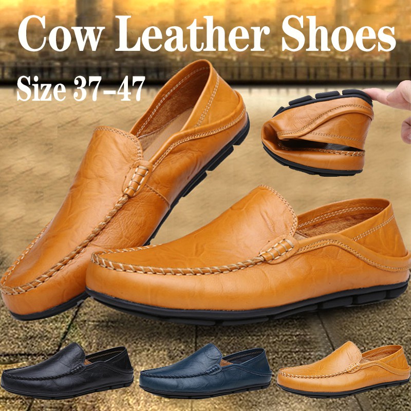 37-47 Giày lười nam Giày da thông thường Doug Boat Leather Driving Shoes Slip On Men Loafers