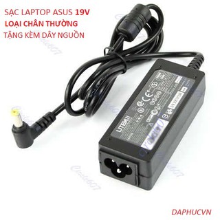 SẠC LAPTOP ASUS Dành Cho Laptop Asus 19V - 3.42A Chân Thường Tặng Kèm Dây Nguồn
