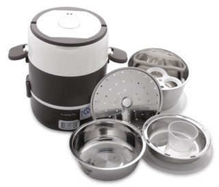 Cặp lồng ủ cơm cắm điện 3 tầng+ có thể nấu cơm