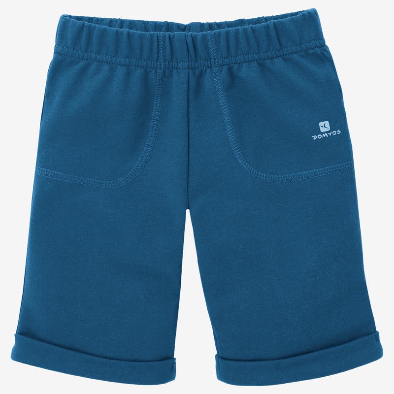 Quần short gym trẻ em Decathlon DOMYOS 500 - Xanh Petrol