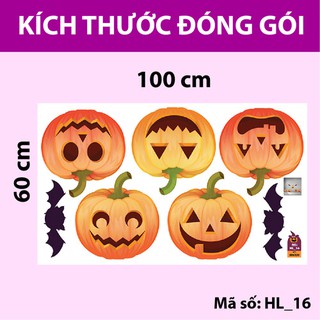 DECAL TRANG TRÍ HALLOWEEN SỐ 16