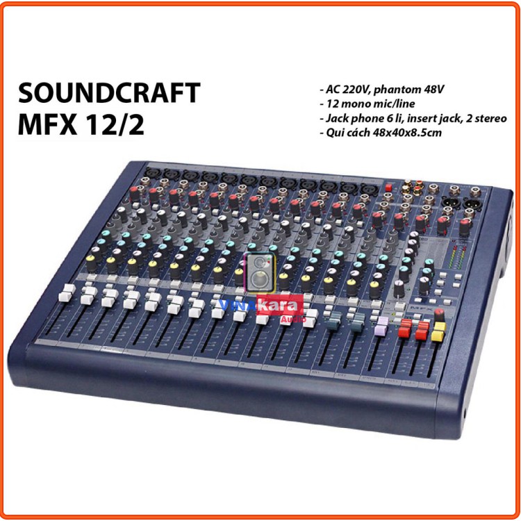 Mixer Soundcraft MFX12/2 Chính hãng