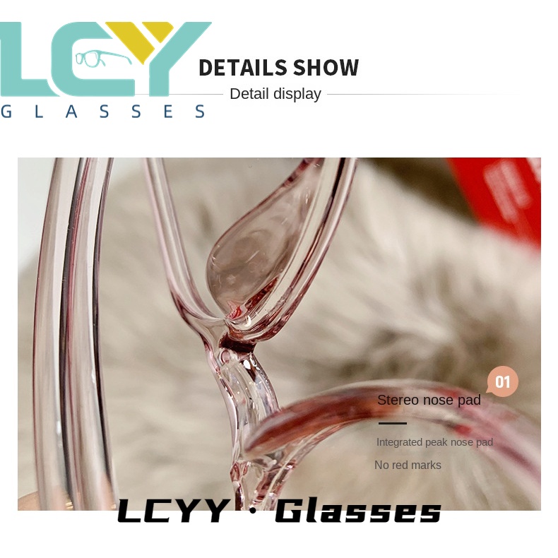 Mắt Kính Chống Ánh Sáng Xanh TR90 Thời Trang Mới Cho Nữ # 0°-4.0° Spot / 21007