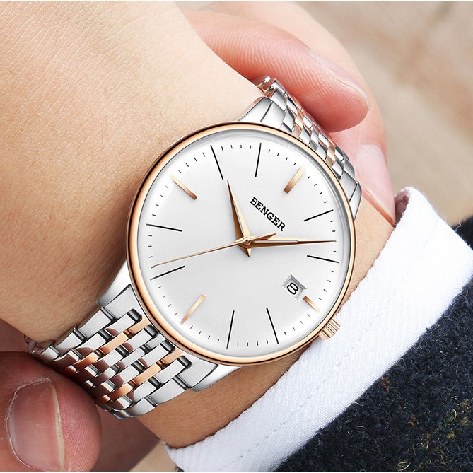 Đồng Hồ Nam BENGER của Đức - Dây Thép Không Gỉ Cao Cấp | BigBuy360 - bigbuy360.vn