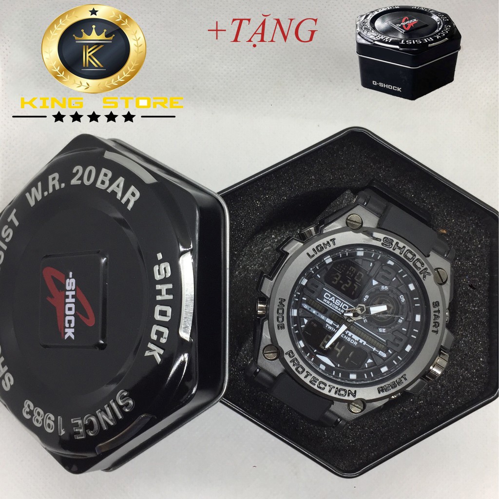 Đồng hồ nam Gozid chống nước chống xước kiểu dáng thể thao kim điện tử mã DH153-KING STORE
